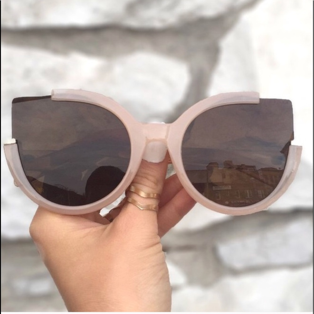 Nude Cateye Sunnies | Chloe | Topfoxx